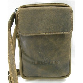 Men’s genuine leather shoulder bag 0621