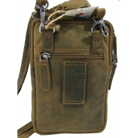 Men’s genuine leather shoulder bag 0621