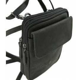 Men’s genuine leather shoulder bag 0621