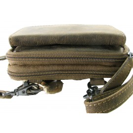 Men’s genuine leather shoulder bag 0621