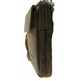Men’s genuine leather shoulder bag 0621